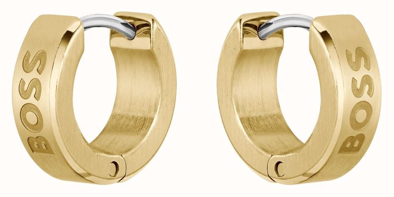 BOSS Jewellery Odell Gold-Tone Stainless Steel Hoop Earrings 1580655