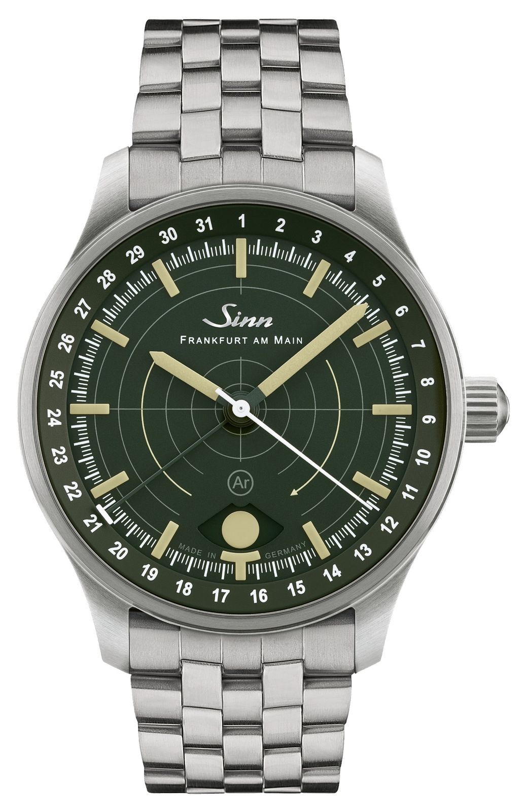 Sinn 308.010 FINE LINK 308 Hunting Watch (40mm) Dark Green