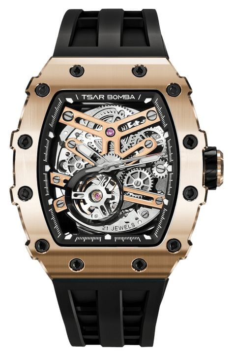 TSAR BOMBA TB8208A-16 Elemental Series Automatic (43mm) Rose Watch