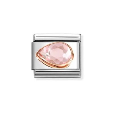 Nomination 430605/003 COMPOSABLE CLASSIC LINK, PINK STONE Jewellery