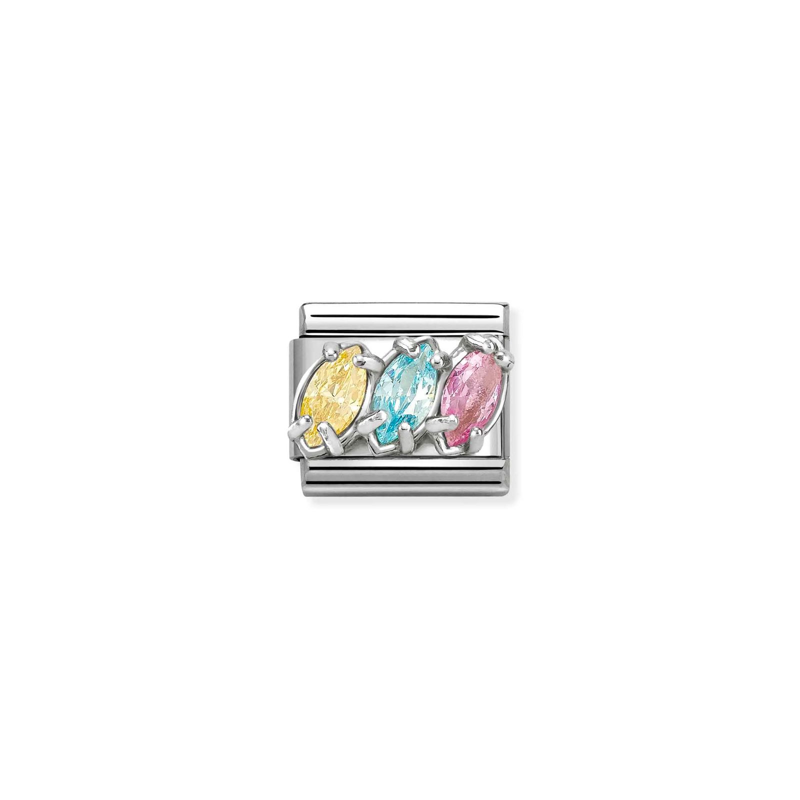 Nomination 330329/20 Classic Multi-Colour Trilogy Cubic Jewellery