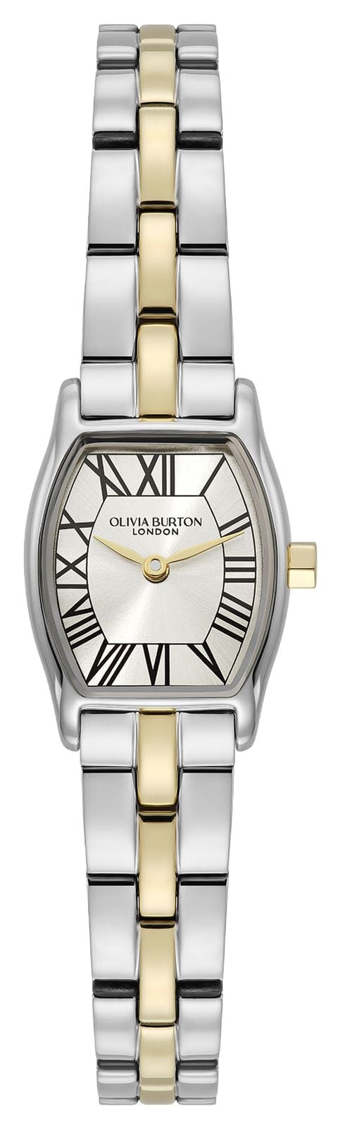 Olivia Burton 18mm Cambridge Champagne Sunray Dial Two Tone Stainless Steel Bracelet Watch