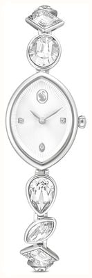 Swarovski Gema Quartz (20mm) Silver Dial / Stainless Steel Bracelet 5737955
