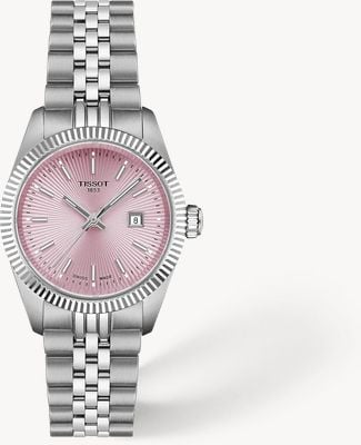 Tissot Ballade Quartz (30mm) Pink Sunray Dial / Stainless Steel Bracelet T1560101133100