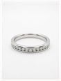 0.50ct Round Brilliant Natural Diamond 18ct White Gold Full Eternity Ring JM8519 - alternate view 2