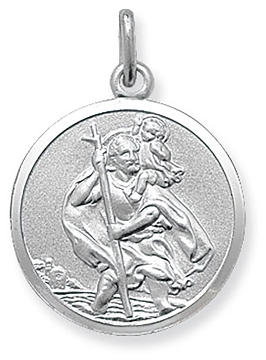 Treasure House G6138 Sterling Silver St Christopher Double Jewellery