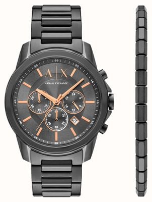 Armani Exchange BANKS - QUARTZ/CHRONO - 44MM - - AX7170SET