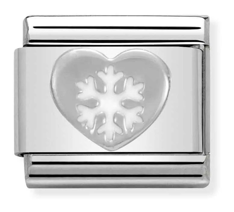 Nomination 330204/02 Classic Snowflake Heart Sterling Silver Jewellery