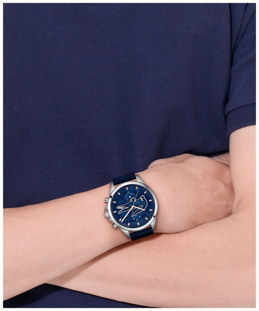 Lacoste Arthor Skeleton Navy silicone Navy Dial Watch 2011538 - alternate view 4
