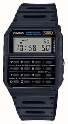 Casio Vintage Calculator (34.4mm) Digital Dial / Black Resin Strap CA-53W-1ER