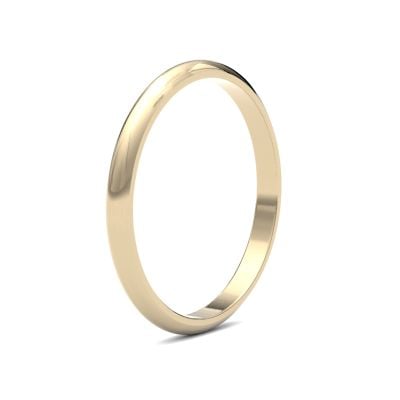 James Moore Wedding Ring  | 2mm | Medium | Size D-Shape | AG_2LMD-9Y AG_2LMD-9Y