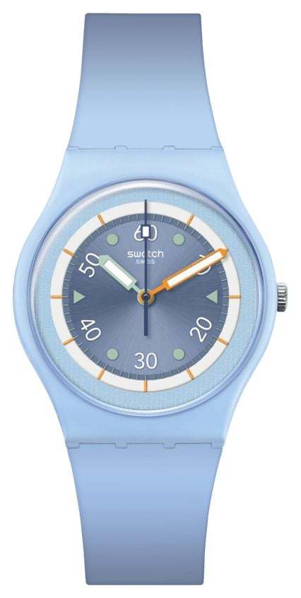 Swatch SO31L100 FROZEN WATERFALL (34mm) Blue Dial / Blue Watch