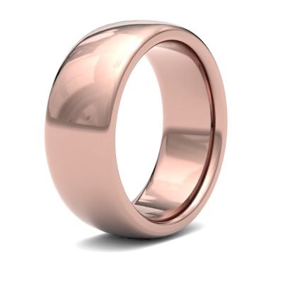 James Moore Wedding Ring  | 8mm | Heavy | Size Premium Court | AG_8LHP-9R AG_8LHP-9R