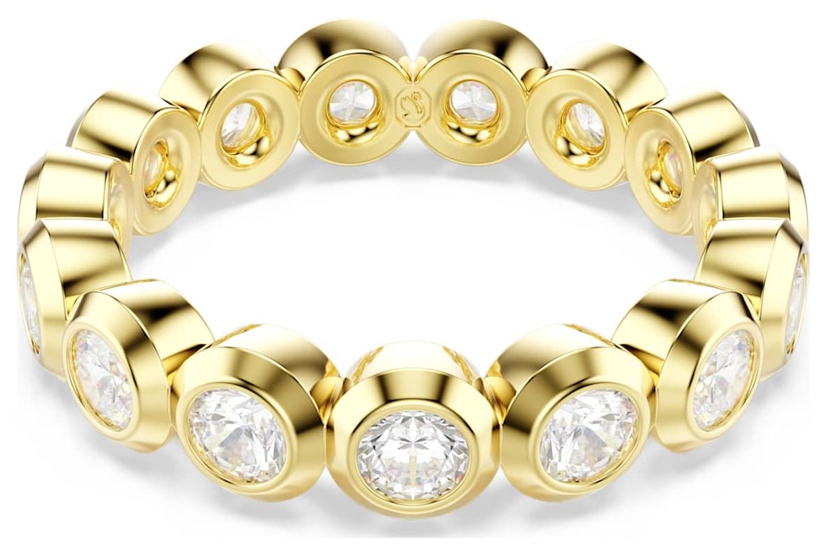 Swarovski 5714311 Imber Ring Round Cut White 18k Gold Finish Jewellery