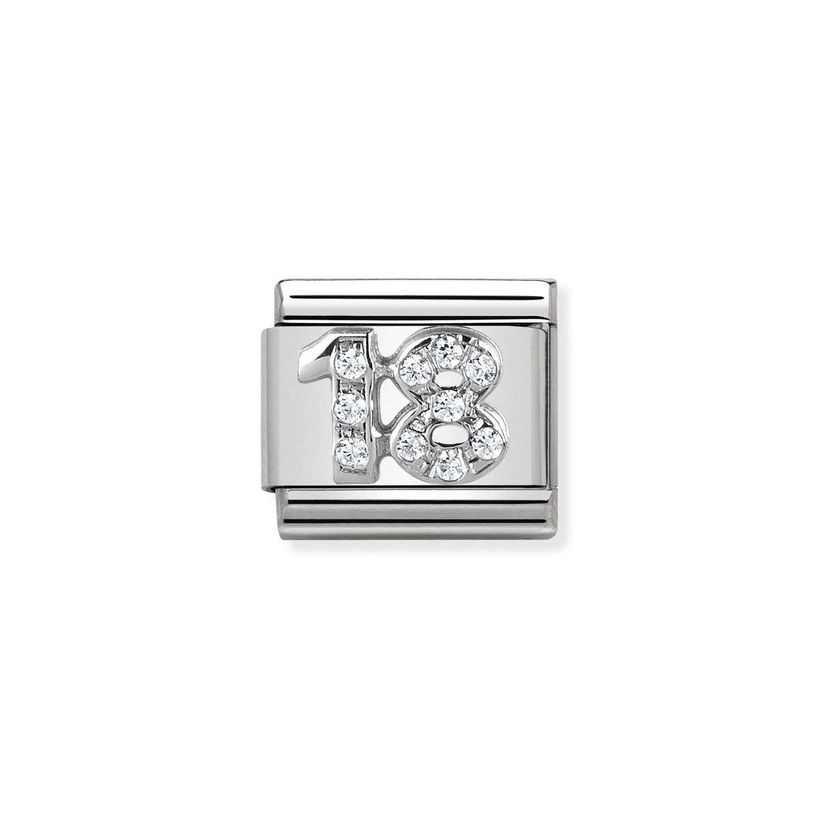 Nomination 330304/18 Classic 18 Sterling Silver & Steel Jewellery