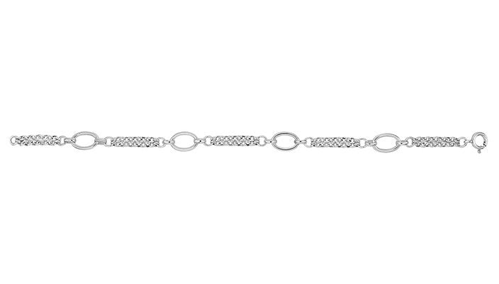 Treasure House G2498 Silver Ladies Fancy B/let Jewellery