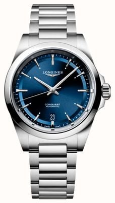 LONGINES Conquest Automatic (38mm) Blue Sunray Dial / Stainless Steel Bracelet L37204926