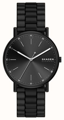 Skagen Signatur Quartz (40mm) Black Sunray Dial / Black PVD Stainless Steel Bracelet SKW6952