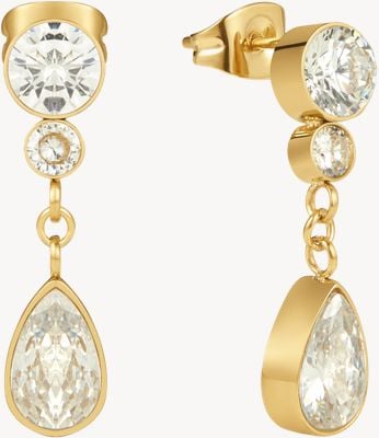 D.LOUISE Pear Drop Earrings With Stones NAE-20