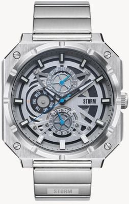 STORM STORM VYRONET / Silver Skeleton Dial / Stainless Steel Bracelet 47575/S