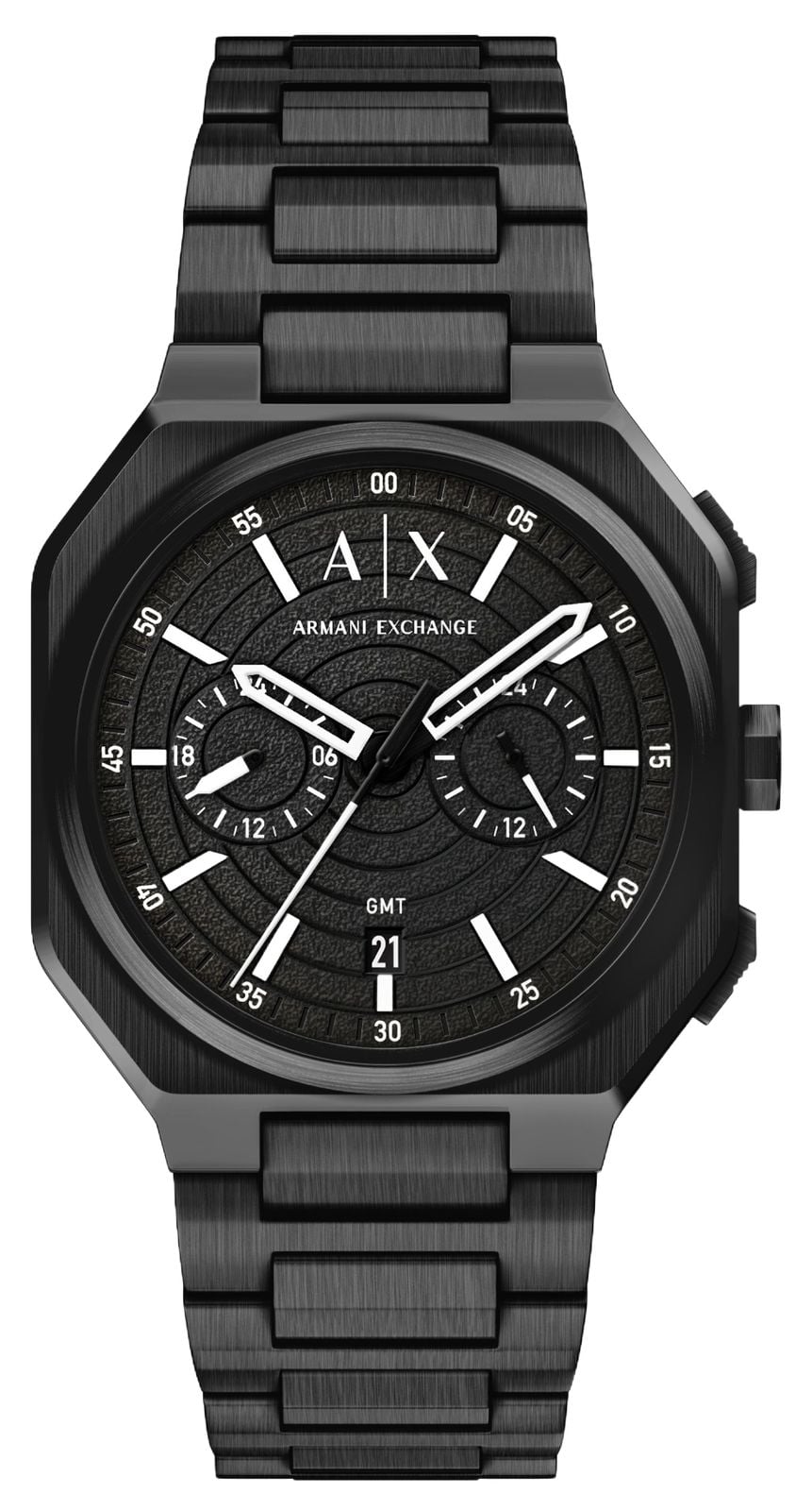 Armani Exchange AX1478 Dual-Time Quartz (40mm) Black Dial / Watch