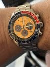 Customer picture of Seiko Prospex 'Pogue' Solar Chronograph 1969 Re-interpretation (41.4mm) Yellow Dial / Stainless Steel SSC947P1