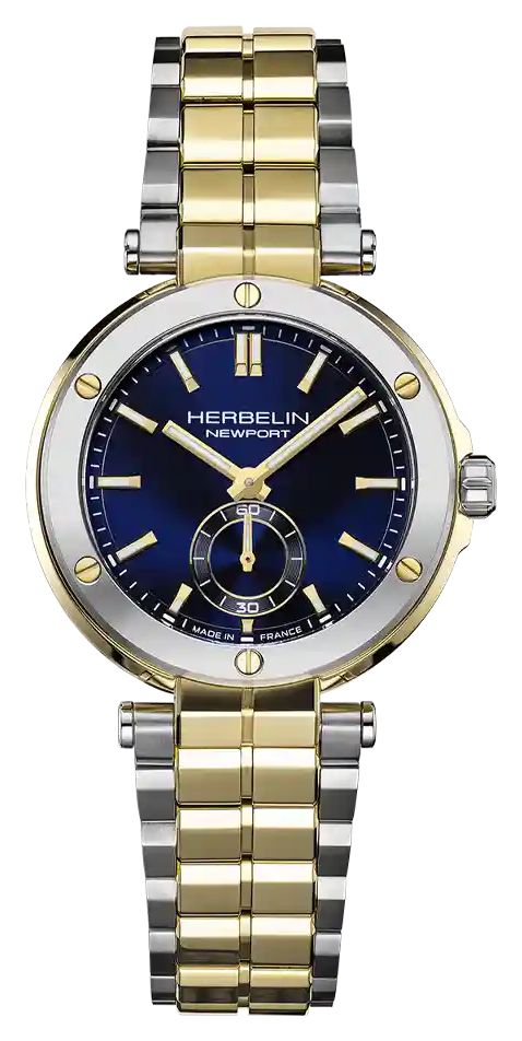 Herbelin 18289BT1N35 Ladies Newport Quartz (35mm) Blue Watch