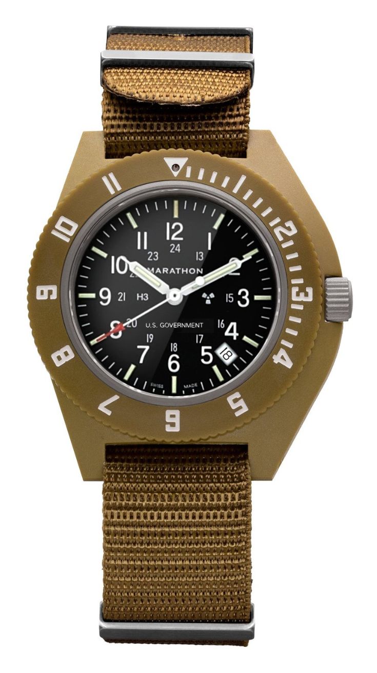 Marathon WW194013DT-0002 NAV-D Desert Tan Navigator Date Watch