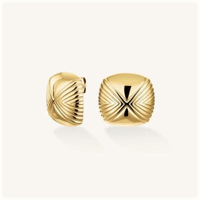 Rosefield Jewellery Modern Vintage Edged Studs Earring JEESG-J962