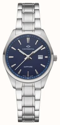 Continental Contemporary Round (32mm) Blue Dial / Stainless Steel Bracelet 23001-LD101830
