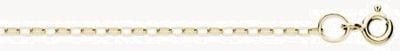 9ct Yellow Gold Belcher Small Chain 18" SOBD-130-9Y-18