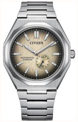 Citizen Zenshin 60 Mechanical Super Titanium™ (40mm) Gradient Grey Dial / Super Titanium™ Bracelet NK5020-58P