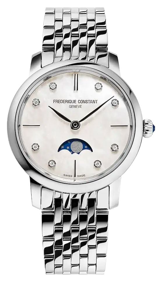 Frederique Constant FC-206MPWD1S6B Slimline Diamond Watch