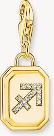 Thomas Sabo Gold-Plated Charm Pendant Zodiac Sign Sagittarius With Zirconia 2156-414-39