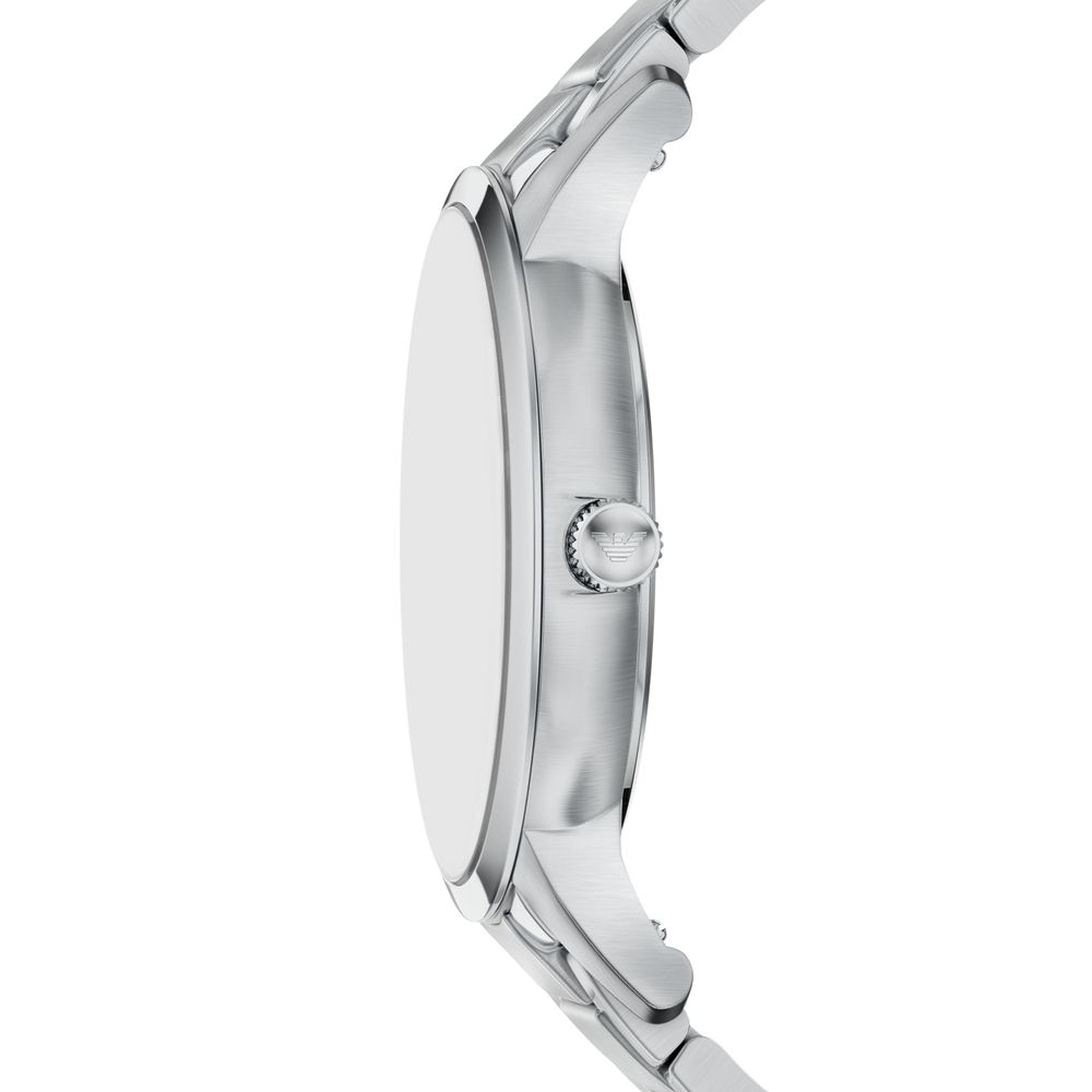 Emporio Armani Three-Hand Quartz (43mm) Grey Sunray Dial / Stainless Steel Bracelet AR11825 - alternate view 2