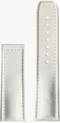 Hanhart PRIMUS White Calfskin Leather Strap - Without Clasp (Size M) - STRAP ONLY Watch 9924.0620-07