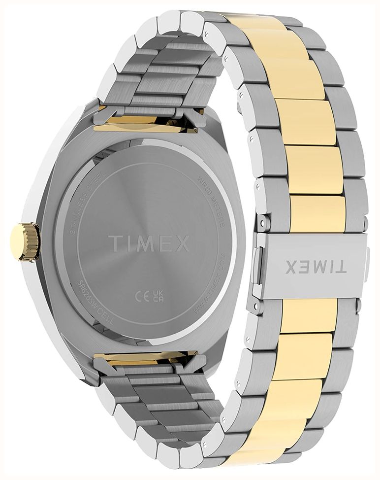 Timex Timex Trend Weston 45mm Men's Black Dial Two-Tone Stainless Steel Bracelet TW2Y89100 - alternate view 3