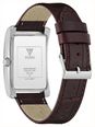 Guess Hugh White Sunray Dial Brown Leather Strap GW1152G1 - alternate view 3