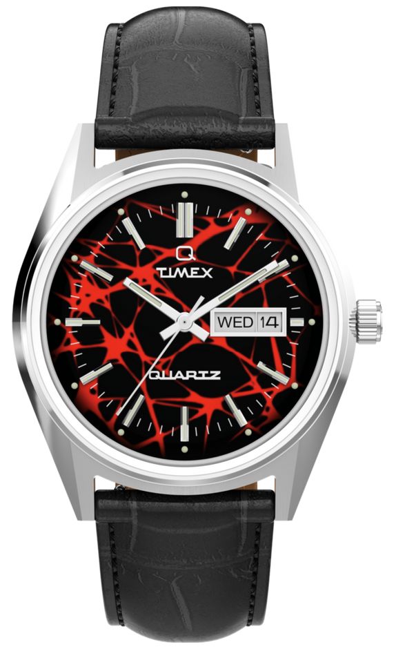 Timex TW2Y55700 Q Timex Red Vega 1978 Reissue (38mm) Black Watch
