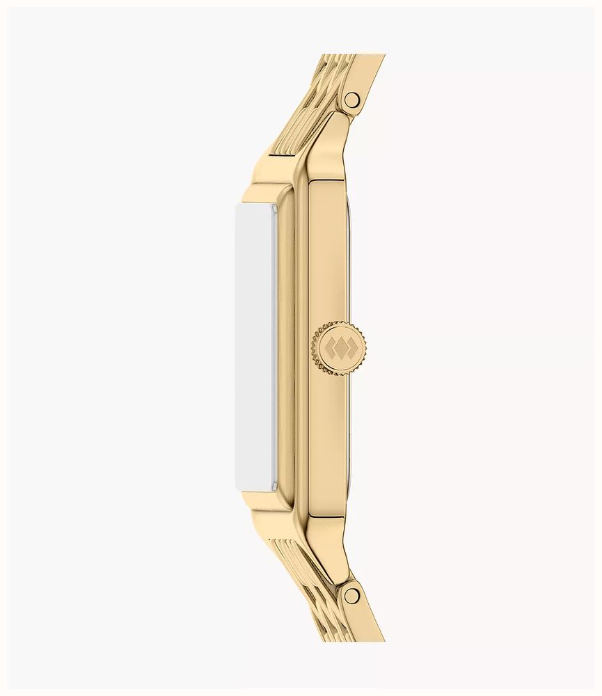 Fossil Raquel (23mm) Brown Dial / Gold PVD Stainless Steel Bracelet ES5434 ES5540 - alternate view 3