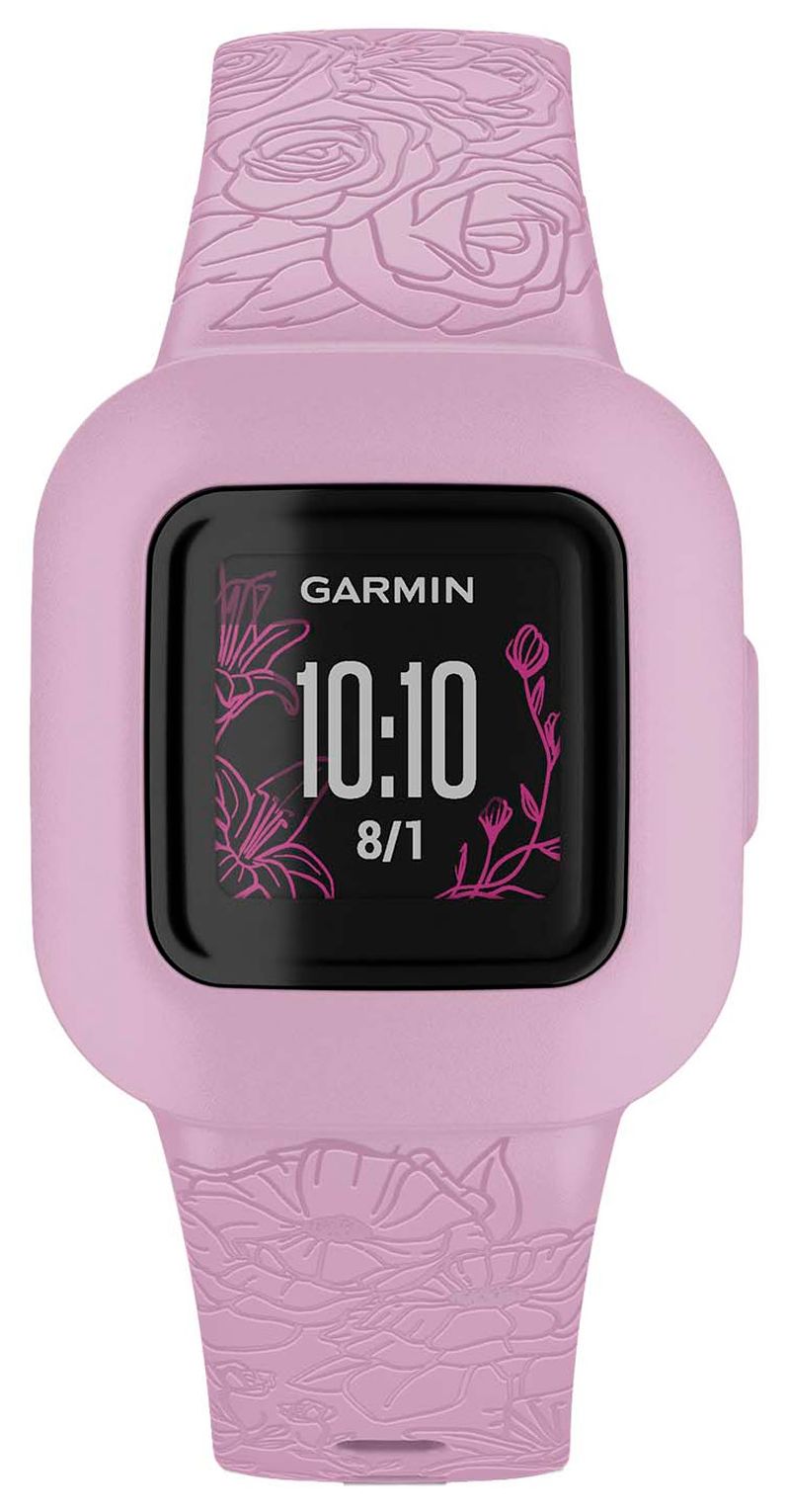 Garmin 010-02441-01 Vívofit Jr. 3 – Floral Pink Watch
