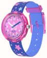 Flik Flak Children's Girls Pink and Purple To The Stars Themed Quartz FPNP190