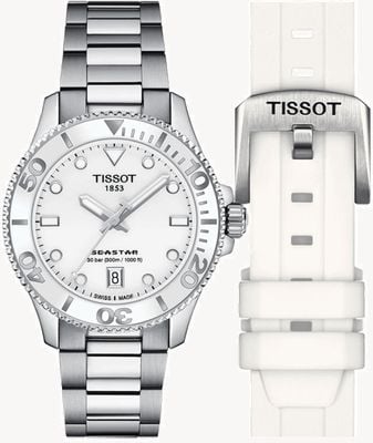 Tissot Seastar 1000 | 36mm | White Dial | Stainless Steel Watch T1202101101100