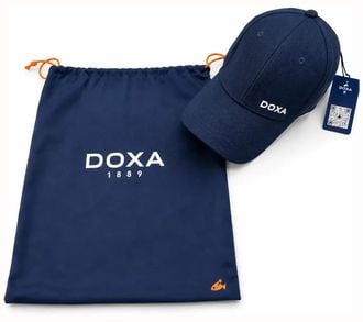 DOXA Doxa Navy Blue Cap (one Size) and drawstring bag J44738 DOXA Doxa Navy Blue Cap (one Size) and drawstring bag J44738