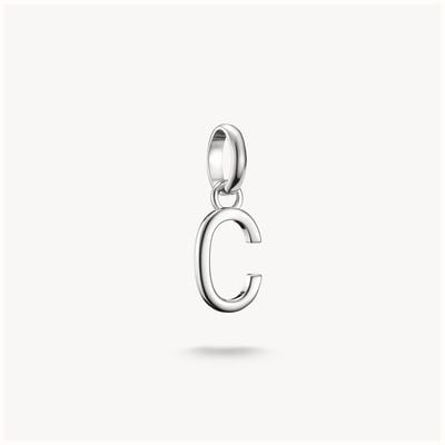 Thomas Sabo Charm Pendant Letter C Connect Silver CC1209-001-21