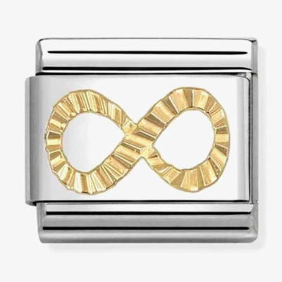 Nomination Classic Diamond Cut Infinity Charm 030149/66