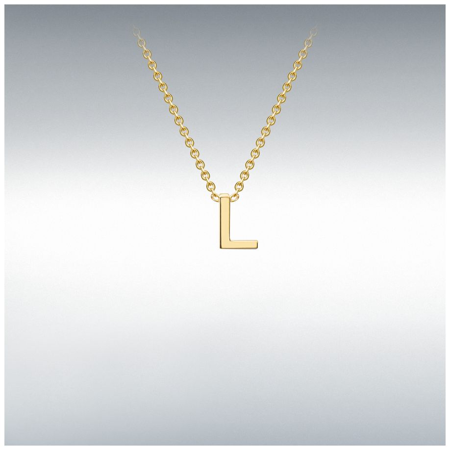 James Moore & Co 1.19.0161 9ct Yellow Gold Fine Initial Jewellery