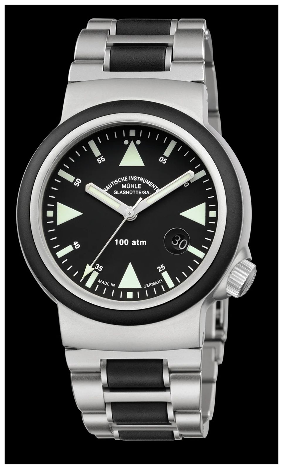 Mühle Glashütte M1-41-03-MB S.A.R. Rescue-Timer Stainless Watch