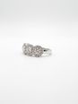 1.55ct Round Brilliant Natural Diamond Platinum Halo Five Stone Ring E94044 - alternate view 2