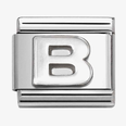 Nomination Classic Letter B Sterling Silver Charm 330113/02